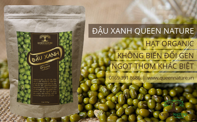 ĐẬU XANH ORGANIC QUEEN NATURE 